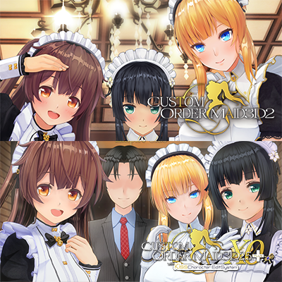 Custom Order Maid 3D2.5+X0 with Kiss Character Edit System (X0set)